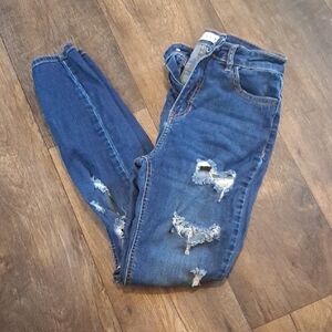 Cello Ripped Denim Skinny Jeans